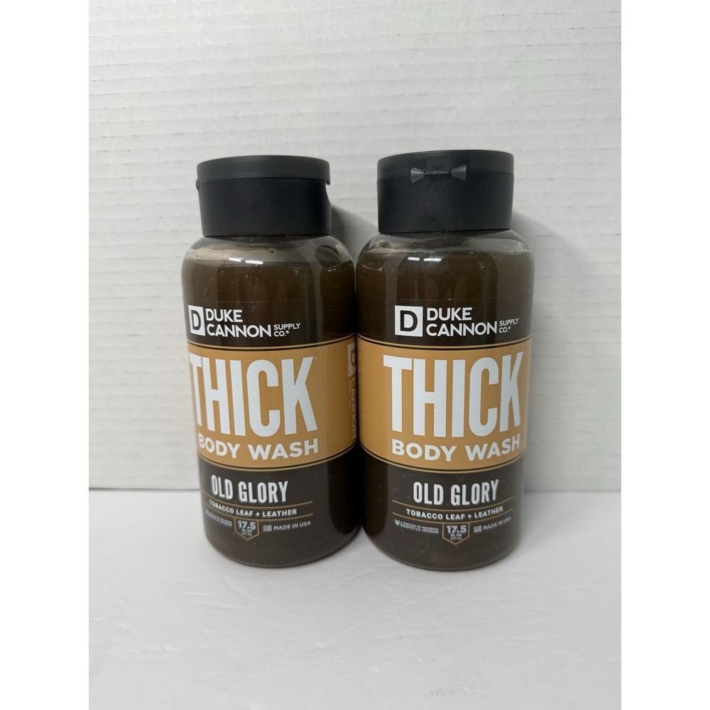 2 New Duke Cannon Thick High-Viscosity Men's Body Wash Old Glory 17.5 oz Bottle